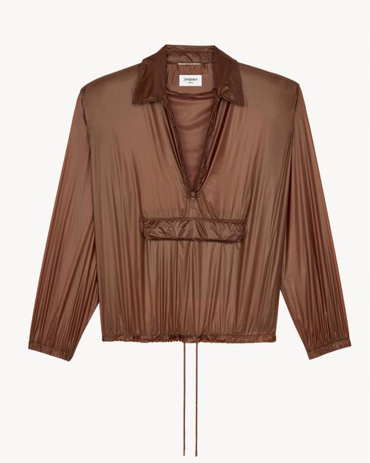 Saint Laurent Brown Long Sleeve Jacket for men