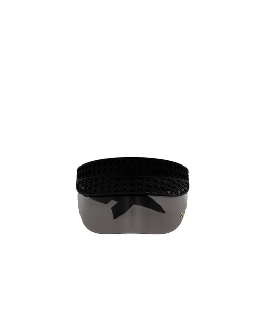 Dior White Eyewear Very V1U Bow-Detailed Visors