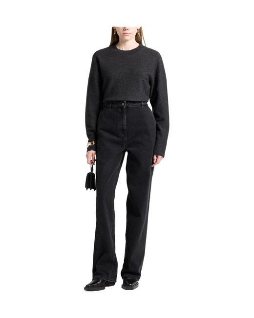 Burberry Black Loose-Fitting Jeans