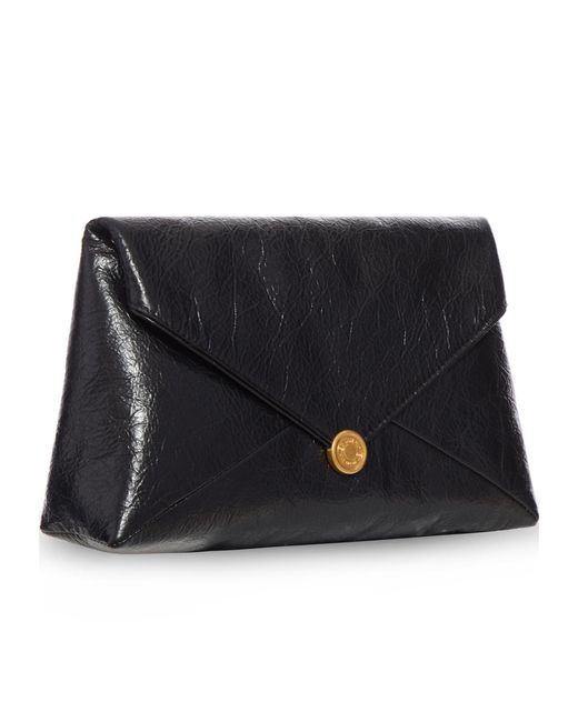 Dries Van Noten Gray Logo Embossed Chain Linked Shoulder Bag