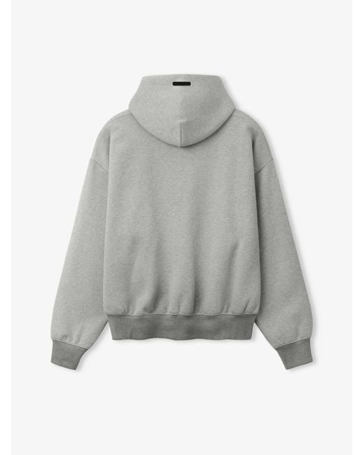 Fear Of God Gray Signature Classic Hoodie for men