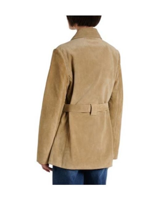 Tory Burch Natural Suede Jacket