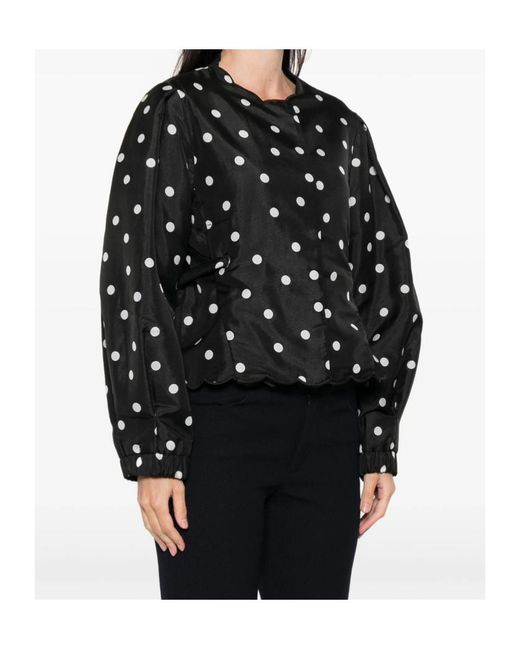 Stine Goya Black Quilted Dots Jacket
