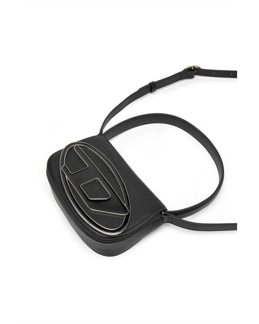 DIESEL Black 1Dr Logo Plaque Shoulder Bag