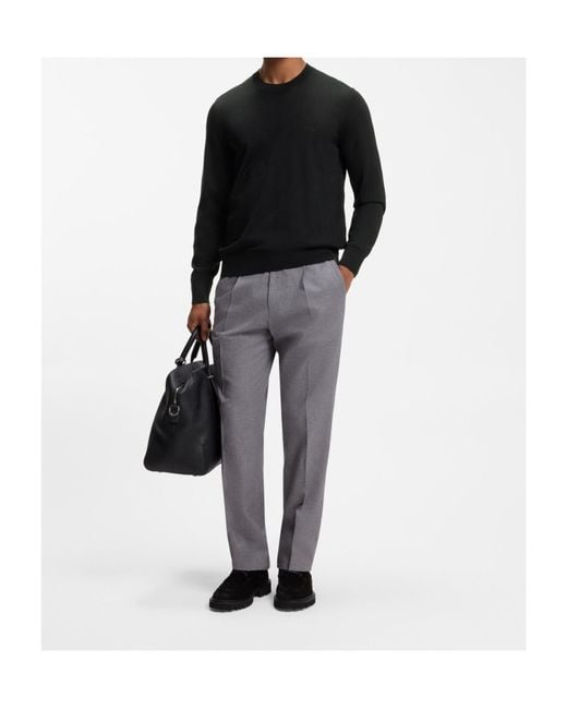 Boss Black Long-Sleeved Wool Sweater for men