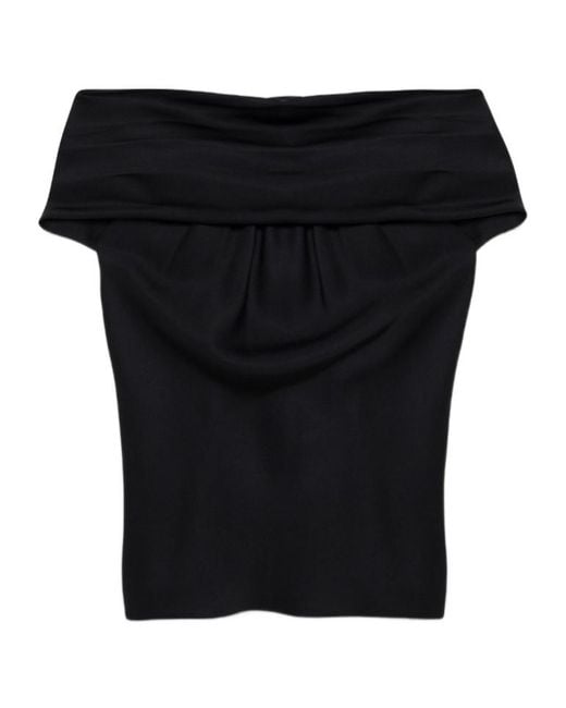Jonathan Simkhai Black Dalton Knit Top
