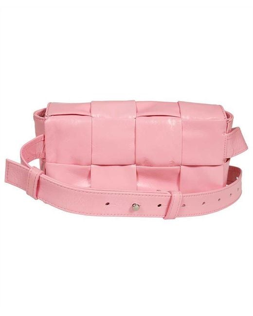 Bottega Veneta Pink Mini Cassette Fanny Pack for men