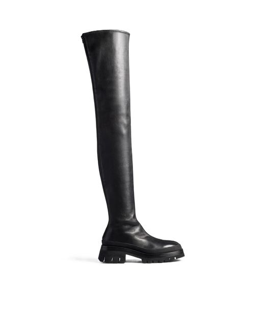 Khaite Black Fallon Over-The-Knee Boot