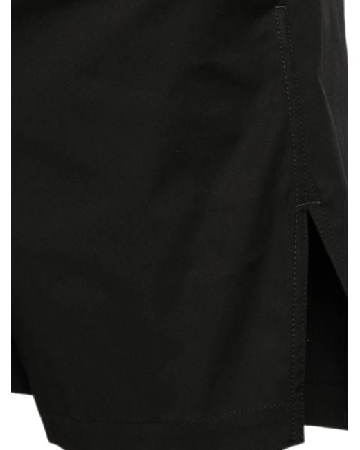 Rick Owens Black Wide-Leg Shorts for men