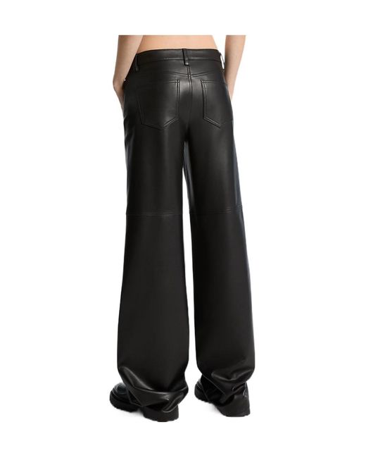 MICHAEL Michael Kors Black Michael Kors Button Detailed Wide Leg Pants