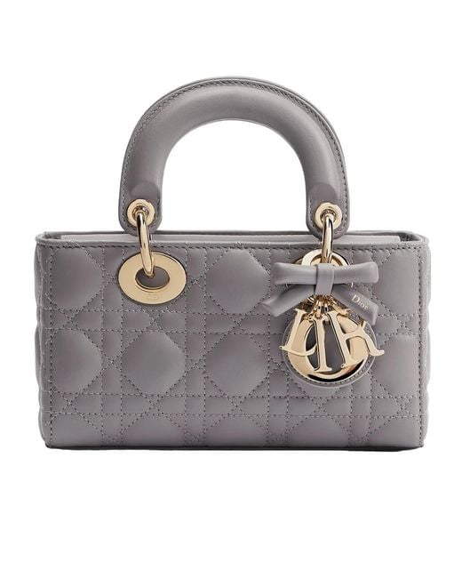 Dior Gray Lady D-Joy Shoulder Bag