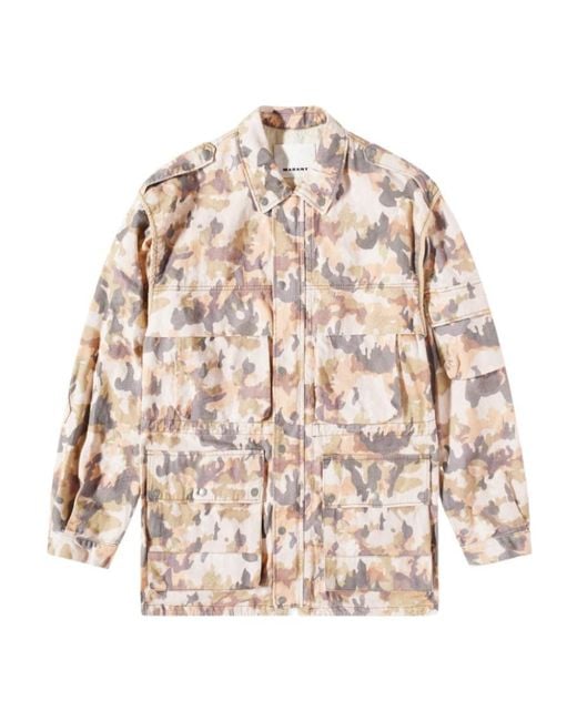 Isabel Marant Natural Elias Lapel Casual Jacket for men