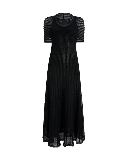 Khaite Black Thora Dress