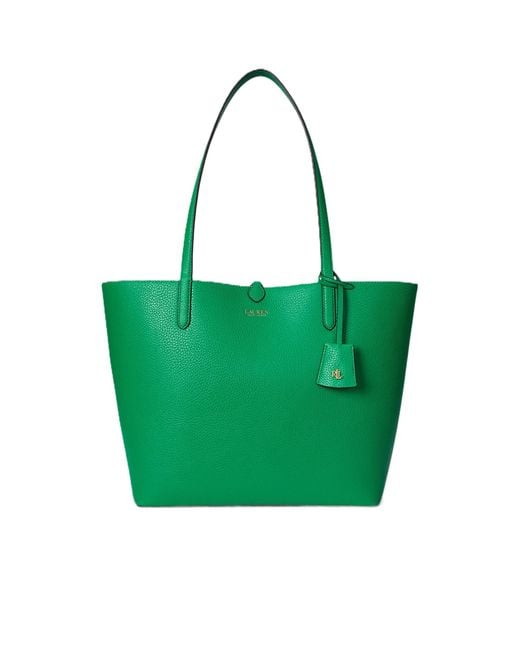 Ralph Lauren Green Reversible Tote Bag