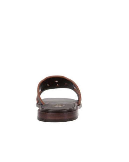 Tod's Brown Logo Detailed Slip-On Slides