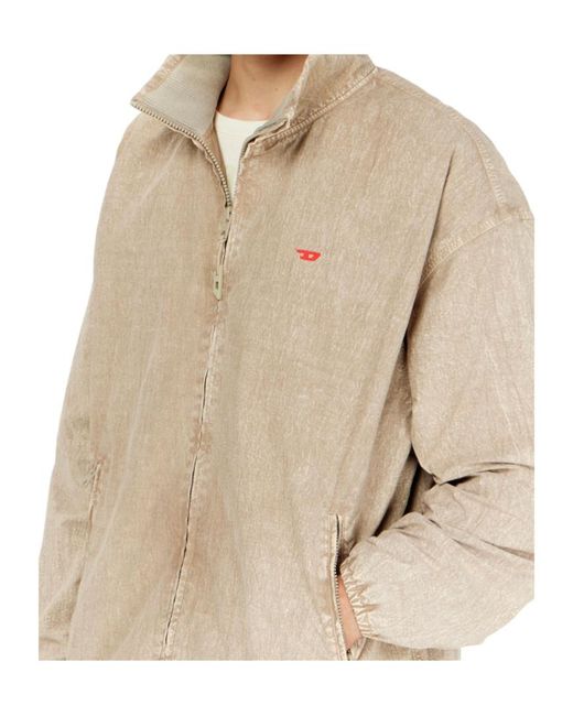 DIESEL Natural Treated Taslan Jacket for men