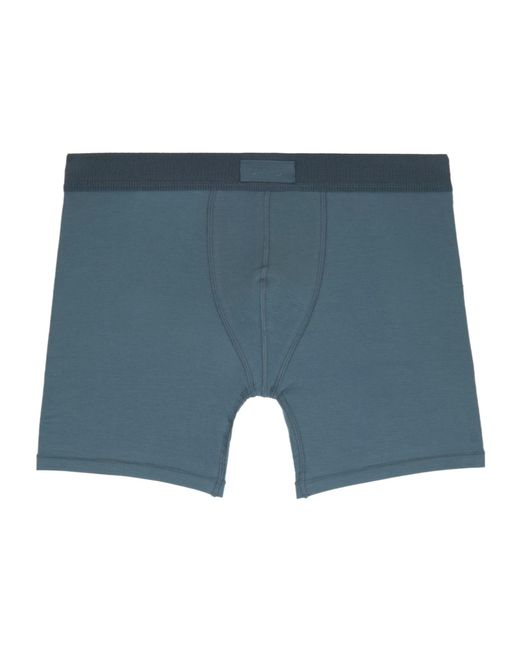 Skims Gray Logo Boxer Briefs Three-Pack for men