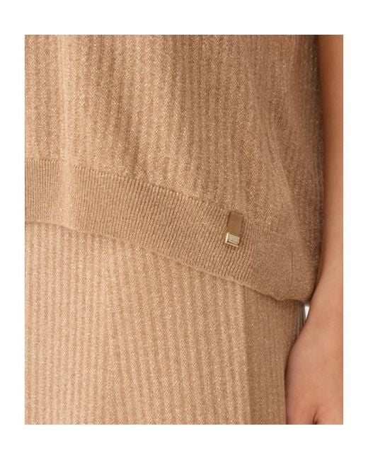 Herno Natural V-Neck Knit T-Shirt