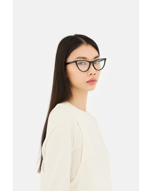 Retrosuperfuture White Geometric Frame Plain Mirror for men