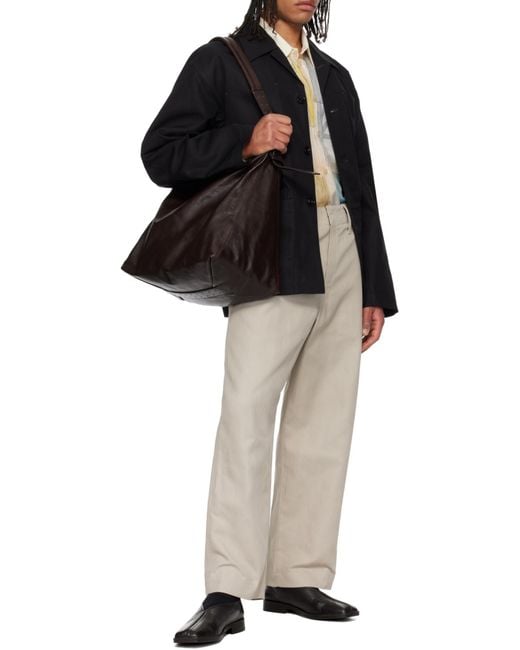 Lemaire Brown Belted Shoulder Bag