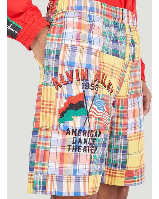 Champion Red Loose And Tight Design Shorts for men