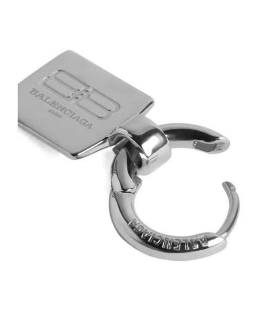 Balenciaga White Malibu Pearl Earrings for men