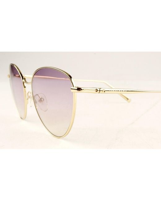 Longchamp Pink Oval Frame Sunglasses
