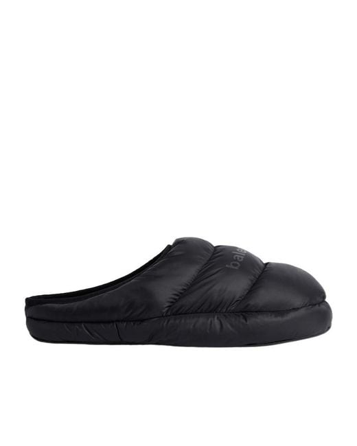 Balenciaga Black Alaska Slippers for men