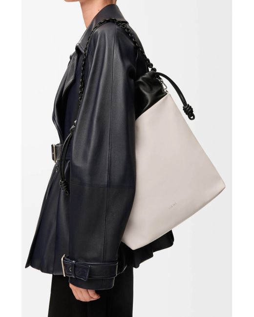 Loewe Black Flamenco Purse Tote Bag