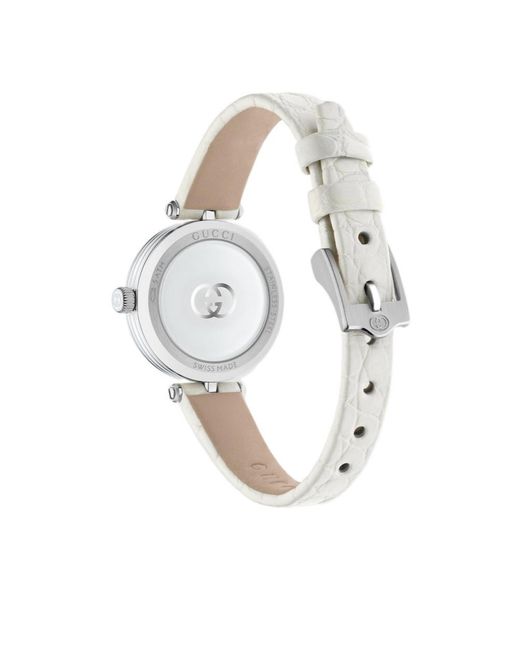 Gucci White Model 2000 Watch, 24Mm