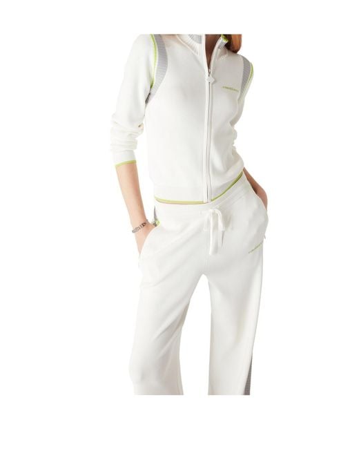 Casablanca White Zip Up Tennis Jacket