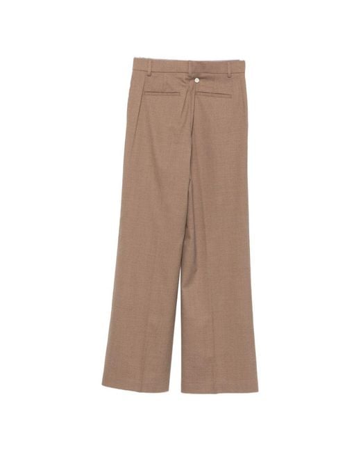 Seventy Brown Wide-Leg Pants