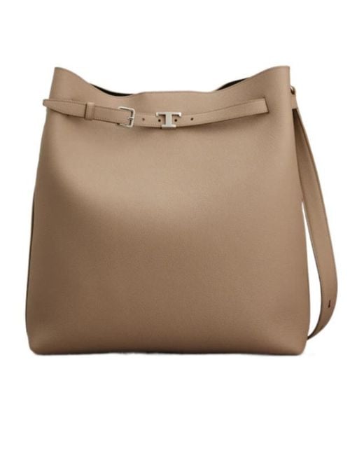 Tod's Natural Solid Color Single-Shoulder Bag for men