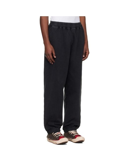 Vetements Blue Logo Printed Elasticated-Waist Sweatpants