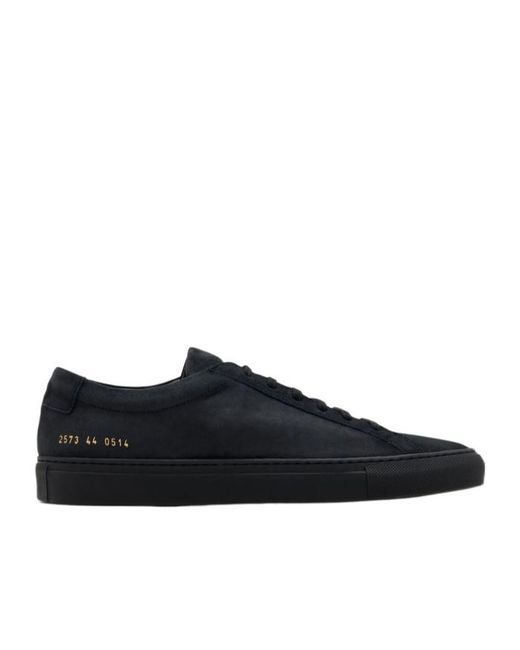 Common Projects Black Round-Toe Sneakers for men