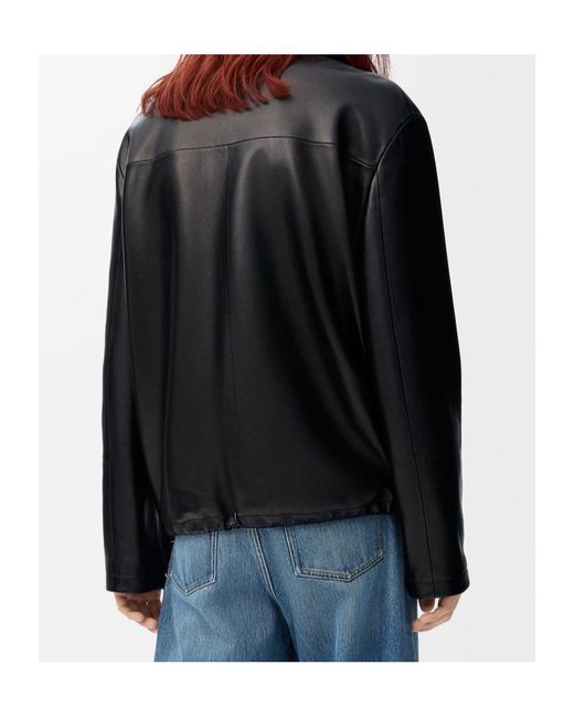 Loewe Black Zip-Up Jacket for men