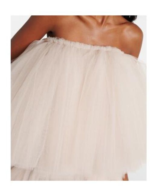Maticevski Natural Tulle Top