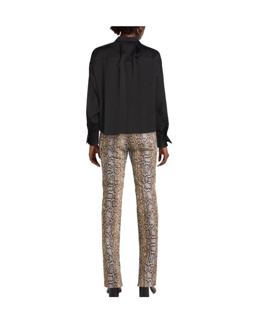 Rag & Bone Black Plain Colour Top