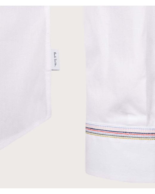 Paul Smith White Ps Paul Smith Classic Long-Sleeved Shirt for men