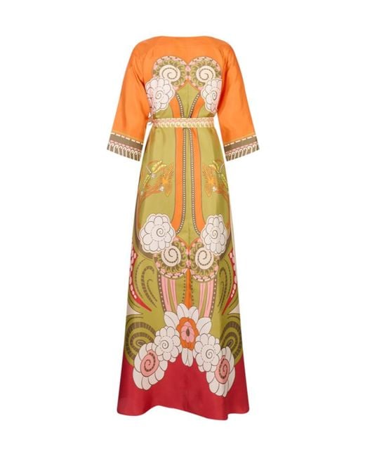 LaDoubleJ Orange La Doublej Muumuu Dress