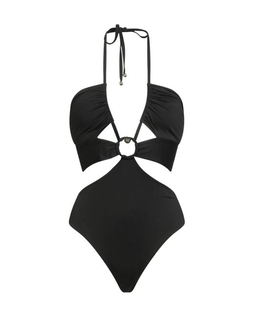 Max Mara Black Threepiece Swimsuit