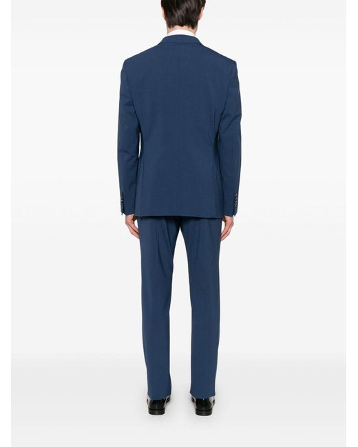Etro Blue Single-Breasted Suit for men