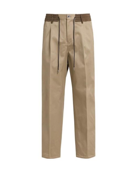 Sacai Natural Chino Suiting Pants for men