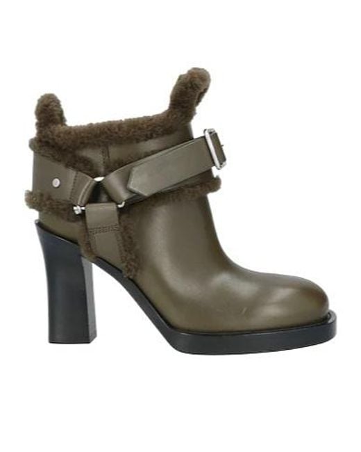 Burberry Green Ankle Boots