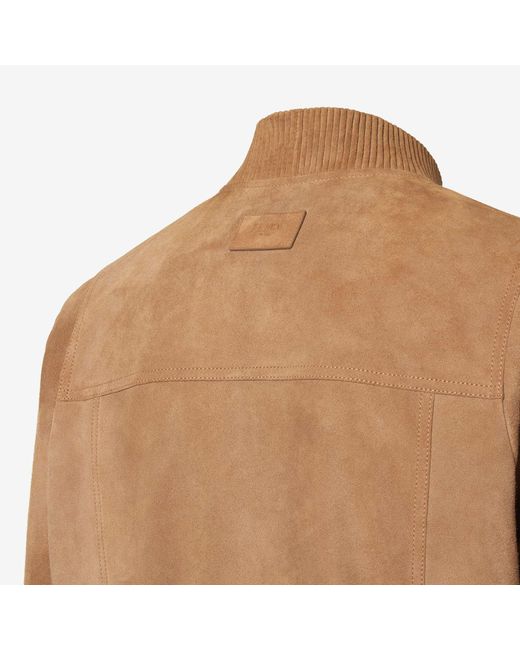 Fendi Brown Suede Blouson for men