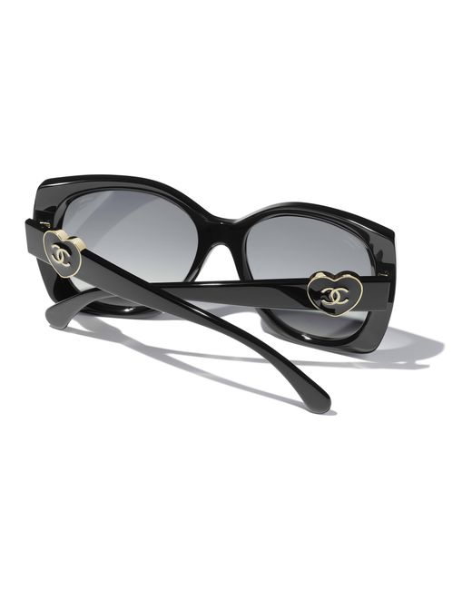 Chanel White Square Sunglasses