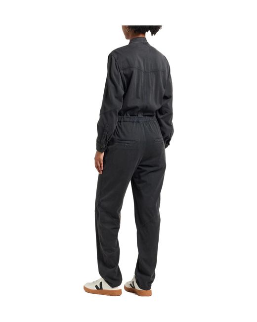 Isabel Marant Black Solid Color Jumpsuits