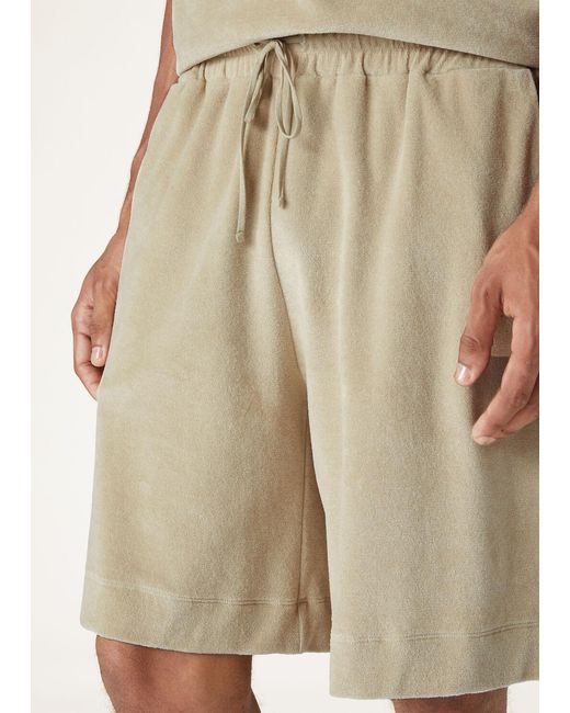 Loro Piana Natural Wide-Leg Shorts for men