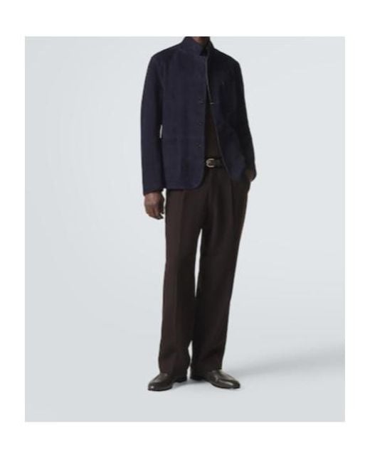 Brioni Black Appia Leather Loafers for men
