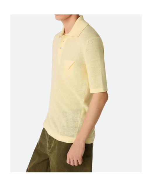Bottega Veneta Green Short-Sleeved Regular Fit Polo Shirt for men